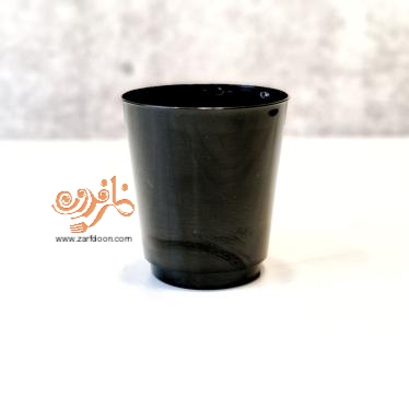 فروش عمده لیوان یکبار مصرف کاغذی سه جداره قهوه بیرون بر در دار مشکی